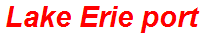 Lake Erie port