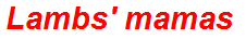 Lambs' mamas
