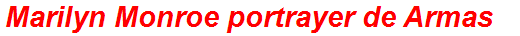 Marilyn Monroe portrayer de Armas
