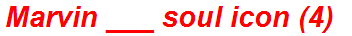 Marvin ___ soul icon (4)