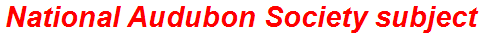 National Audubon Society subject