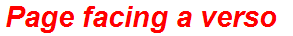Page facing a verso
