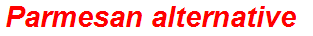 Parmesan alternative