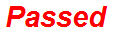 Passed