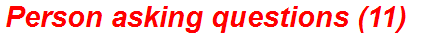 Person asking questions (11)