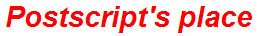 Postscript's place