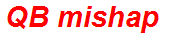 QB mishap
