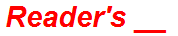 Reader's __