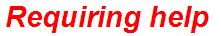 Requiring help