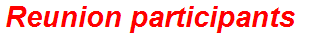 Reunion participants