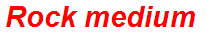 Rock medium
