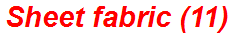 Sheet fabric (11)