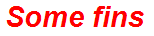 Some fins