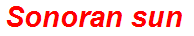 Sonoran sun