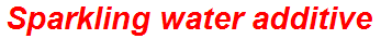 Sparkling water additive