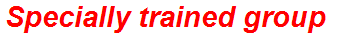 Specially trained group