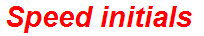 Speed initials