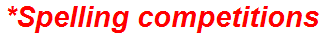 *Spelling competitions