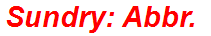 Sundry: Abbr.