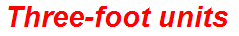 Three-foot units