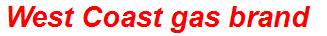 West Coast gas brand