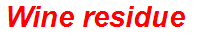 Wine residue