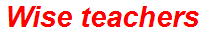 Wise teachers