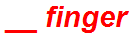 __ finger