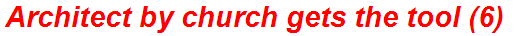 Architect by church gets the tool (6)