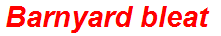 Barnyard bleat