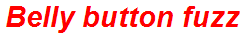 Belly button fuzz