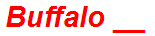 Buffalo __