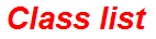 Class list