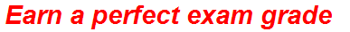 Earn a perfect exam grade