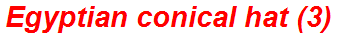 Egyptian conical hat (3)