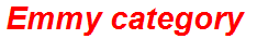 Emmy category