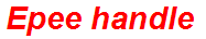Epee handle