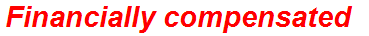 Financially compensated