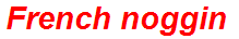 French noggin