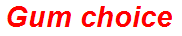 Gum choice