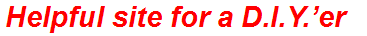 Helpful site for a D.I.Y.’er