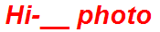 Hi-__ photo