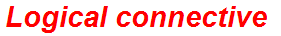 Logical connective