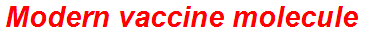 Modern vaccine molecule