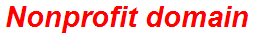 Nonprofit domain