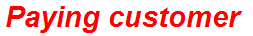 Paying customer