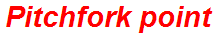Pitchfork point