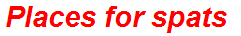 Places for spats