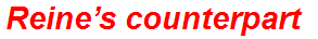 Reine’s counterpart