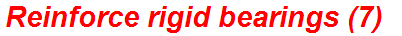 Reinforce rigid bearings (7)